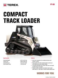 terex pt 80 skid steer specs|terex pt 80 specs.